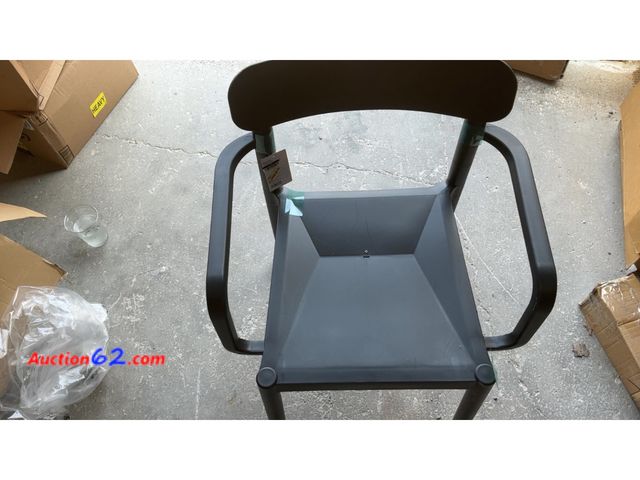 Lot 44-222 - Elba Outdoor Patio Stack Dining Chair Black - Room Essentials™ See All Photo's E-Commerce Return, A basic inspection has been given to this ...
