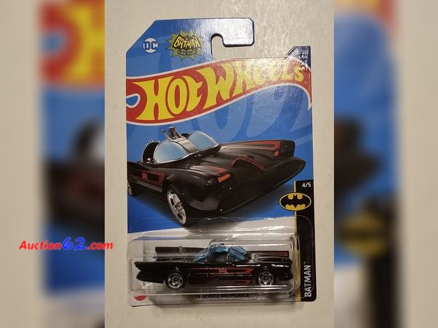 Lot 44-8346w - 2021 HOT WHEELS BATMAN CLASSIC TV SERIES BATMOBILE.-T Never opened, Factory Sealed