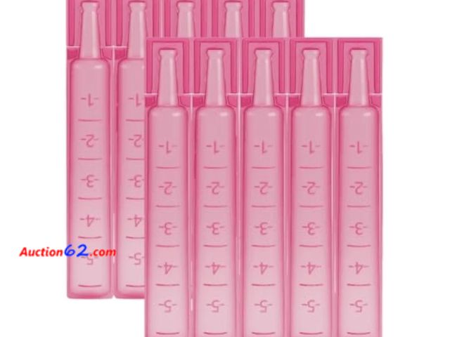 Lot 44-6833p - Saline Solution 5ml Each, 100 pc Box Appears New, A basic inspection has been given to this item. Sold AS-IS.