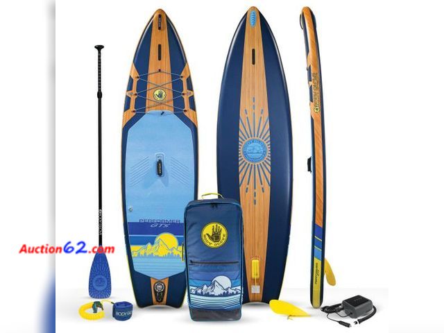 Lot 44-98g - Body Glove Performer 11’ GTS Inflatable Paddle Board Package - Appears New, A basic inspection has been given to this item. Sold AS-IS.
