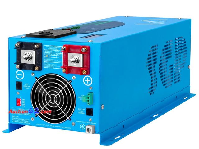 Lot 44-80b - Retail value of $699- 2000W DC 12V PURE SINE WAVE INVERTER WITH CHARGER Appears New