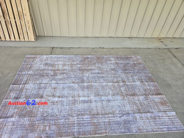 Lot 44-6969p - Jinchan 6x9ft Washable Area Rug Abstract Living Room Bedroom Throw Rug Non Slip Distressed Low Pile Durable  Appears New, A basic inspection...