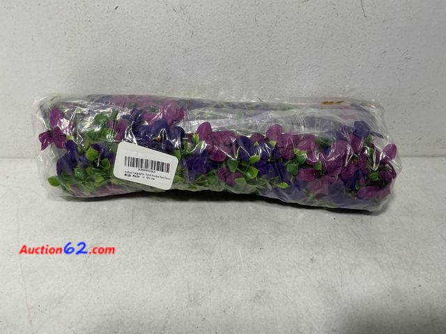 Lot 44-917m - INQCMY Artificial Fake Hanging Flowers Plants for Outdoor Summer Decoration Appears New, A basic inspection has been given to this item. Sol...