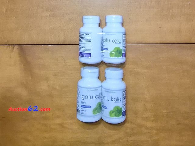 Lot 44-3073q - Lot of 4 Bottles - Gotu Kola - New - See Pictures Never opened, Factory Sealed