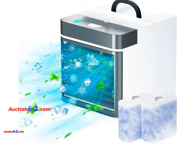 Lot 44-9133b - Portable Air Conditioner, Upgraded Leak-Proof Ice Cooling Appears New, A basic inspection has been given to this item. Sold AS-IS.