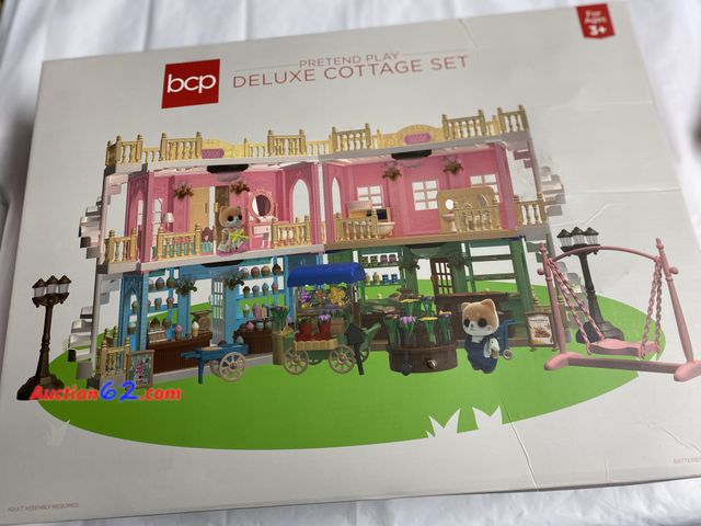 Lot 44-2017x - Appears New. bcp pretend play. Deluxe cottage set. Adult assembly required. Ages 3+. No Stock Pic See All Photo's Added today