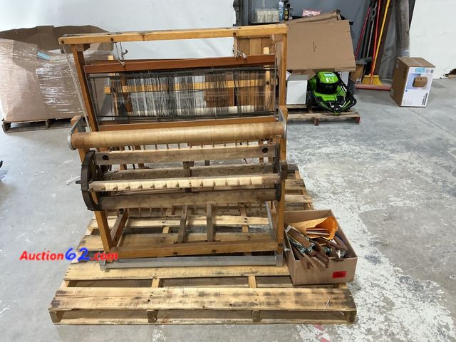 Lot 44-60t - Oriental Rug Company Studio Art Loom-2, Two Harness Foot-Hand Operated Weaving Loom See All Photo's Not Tested
