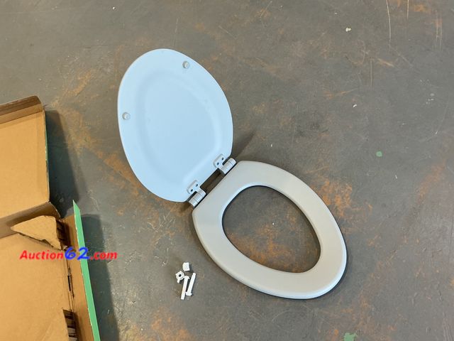 Lot 44-4088a - PIKLIDS Toilet Seat with Lid and Hardware See All Photo's Not Tested E-Commerce Return, A basic inspection has been given to this item. Sold...