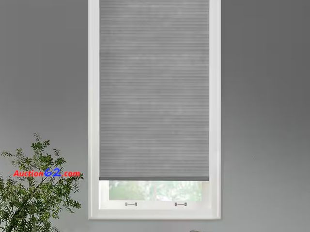 Lot 44-4008b - Retail of $59- Home Decorators Collection Pewter Cordless Blackout Cellular Shade for Windows - 33 in. W x 72 in. L (Actual Size 32.75 in. W...