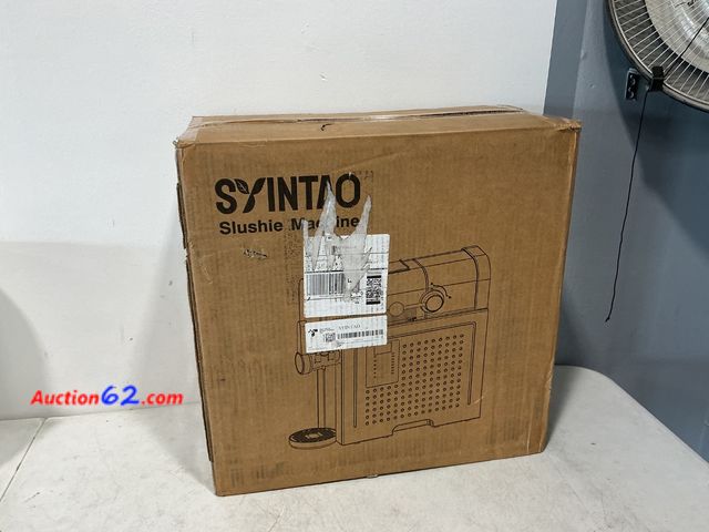 Lot 44-807 - $159.98 Retail price - SYINTAO 2-in-1 Slushie &amp; Soft Serve Ice Cream Maker, No-Ice-Needed Frozen Drink Machine with LED Display, 6 Prese...