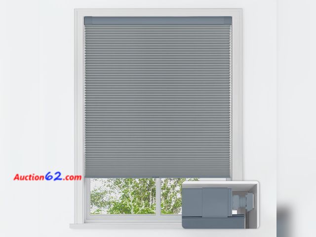 Lot 44-676o - $96 Retail price - LazBlinds No Tools No Drill Cordless Cellular Shades, Blackout Light Blocking Honeycomb Shades for Home, Thermal Insulati...