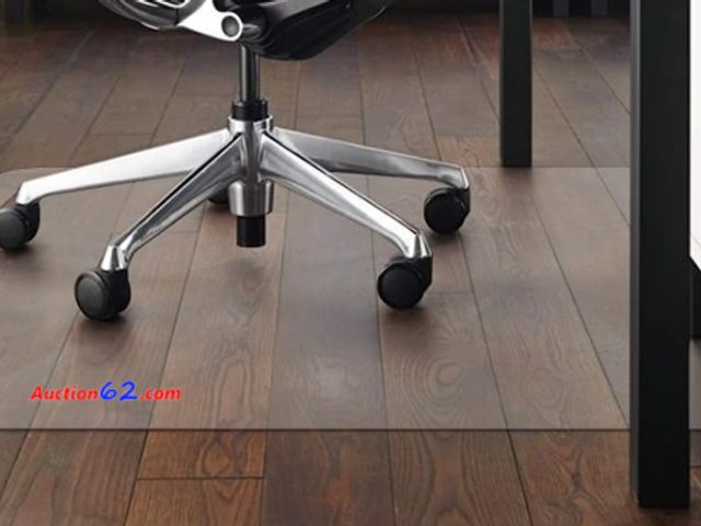 Lot 44-1593j - kibhous Office Mat for Hardwood Floor, 36" x 48" Rectangle Clear Chair Mat ,Matte, PVC Appears New, A basic inspection has been given to thi...