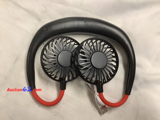 Lot 44-6023e - Flexible Neck Fan, Lightweight Comfort Fit, Quiet 3 Speed Fab, Flexible For Adjusting.BLACK. Appears New, A basic inspection has been given ...