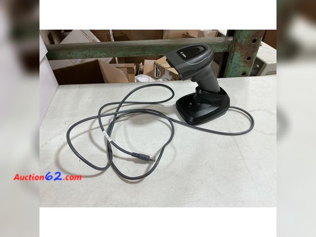 Lot 44-260 - Zebra Barcode Scanner with Stand E-Commerce Return, A basic inspection has been given to this item. Sold AS-IS. Powers on, not tested furthe...