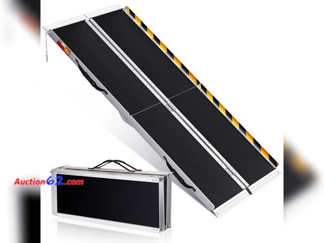 Lot 44-98w - Set of (2) Garvee 8 ft Wheelchair Ramp Appears New, A basic inspection has been given to this item. Sold AS-IS.