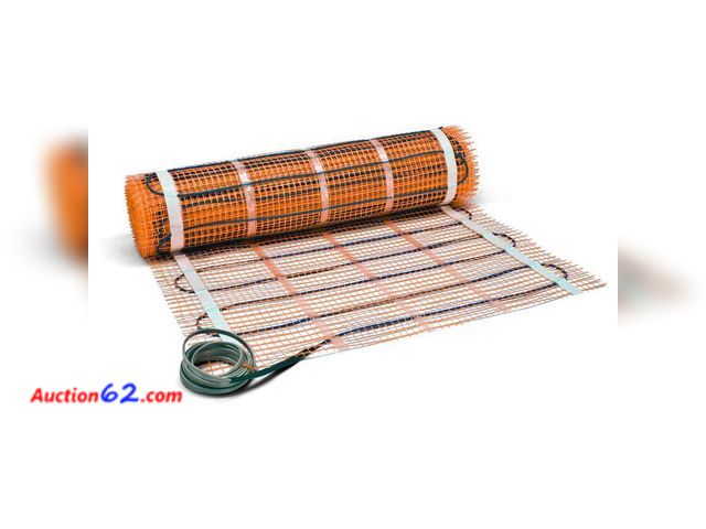 Lot 44-659i - $198 Retail price - SunTouch (120V) Floor Heat Mat 25 sq ft, 30 x 10 configurable to fit Your Space, adds Luxury and Comfort to Any Room, me...