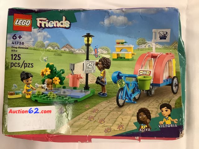 Lot 44-7511k - Lego friends 41738 125 pieces age 6+. New. BOX IS DAMAGED. 5. Not Tested 13. Never opened, Factory Sealed