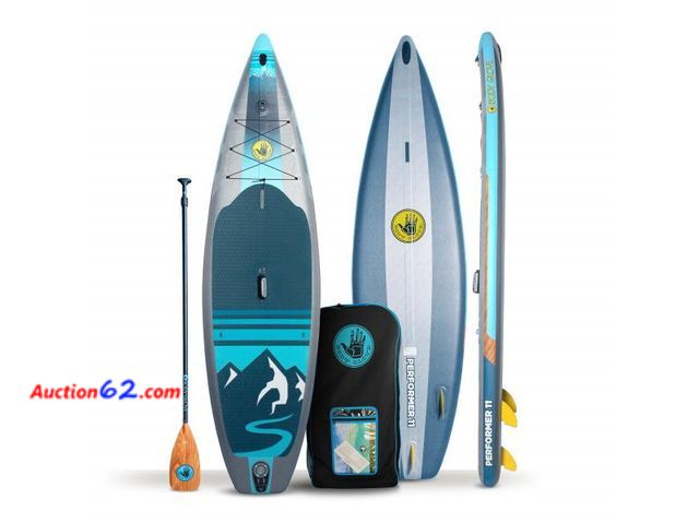Lot 44-152g - Body Glove Performer 11-2021 -Inflatable Stand Up Paddle Board Package - • For All Paddlers - This new sleek 11 ft X 34 in X 5.4 in board is...