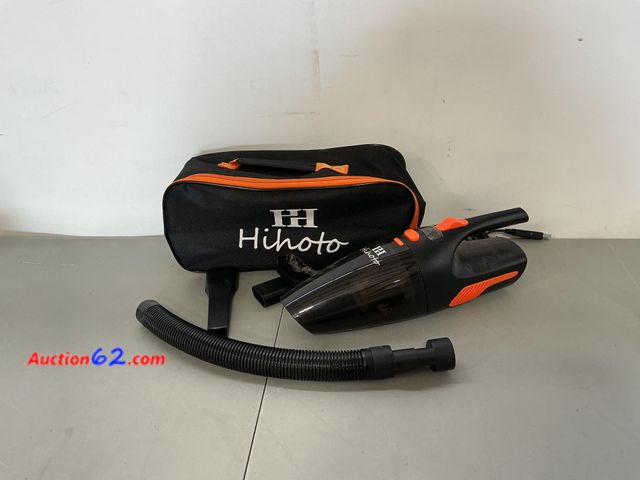 Lot 44-1500b - HIHOTO handheld Car-Vacuum- seller states tested &amp; working  2. E-Commerce Return, A basic inspection has been given to this item. Sold A...