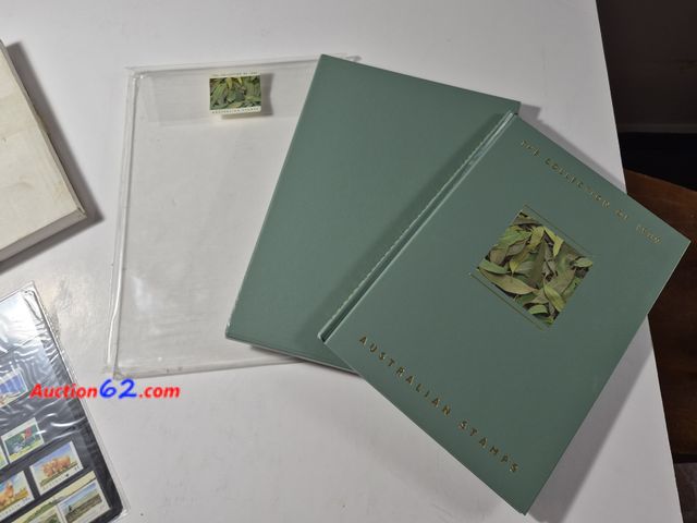 Lot 44-8300j - HUGE STAMP COLLECTION OF 1989 AUSTRALIAN STAMPS. FOURTY SEVEN (47) STAMPS TOTAL. COMES WITH A BOOK THAT THE STAMPS CAN BE PLACED INTO. ALSO ...