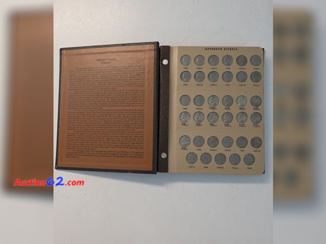 Lot 44-8346p - 1938-2011S COMPLETE SET OF JEFFERSON NICKELS WITH FULL SET OF 11 SILVER WORLD WAR II COINS, KEY DATE LOW MINTAGE 1950D AND 44 PROOFS IN A DA...