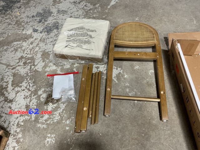 Lot 44-1502w - $269.99 Retail price - Nathan James Bailey Boucle Upholstered Rattan Bar Stool, Counter Height Stool with Natural Rattan Woven Back For Kitc...