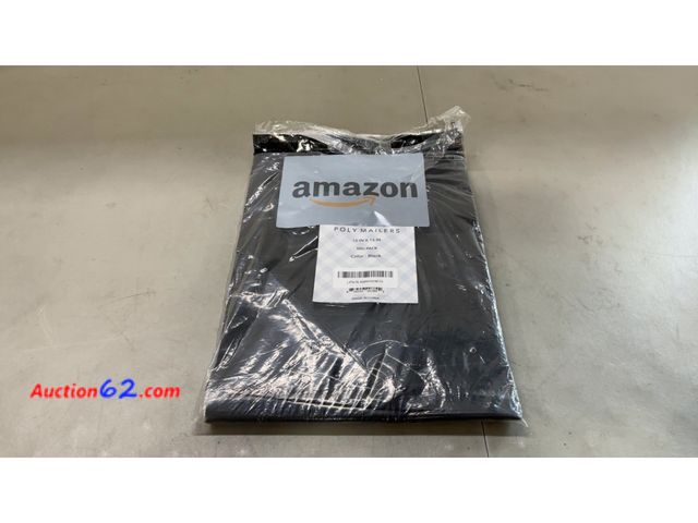 Lot 44-1913a - KKBESTPACK 100 Large Poly Mailers 10x13 Shipping Bags for Small Business – Self Sealing Package Envelopes (10 x 13 Pack of 100, Black) See A...