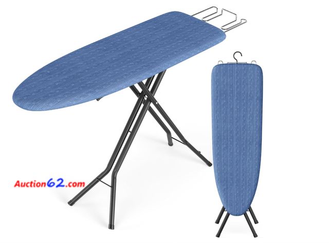 Lot 44-1826i - SONGMICS Ironing Board, Foldable Iron Board, Height Adjustable up to 35 Inches, with 4 Layered Cover and Pad, Iron Rest, Hook, Steel X-Legs,...