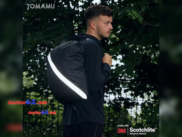 Lot 44-9038f - Lot of (3) 3M Backpack Raincover - Reflective Backpack Cover - Made with 3M Scotchlite Appears New, A basic inspection has been given to thi...