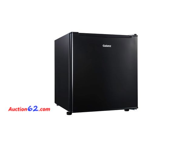 Lot 44-1516p - $80 Retail value- Galanz GL17BK 1.7 cu ft Single-Door Refrigerator, Black (Renewed) Appears New, A basic inspection has been given to this i...