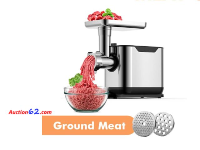 Lot 44-1984j - $182 Retail price- #8 Meat Grinder, 3200W Max Electric Heavy Duty Meat Grinder  Appears New, A basic inspection has been given to this item....