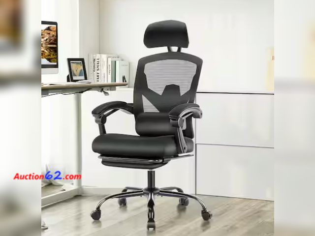 Lot 44-20t - $150 Retail price - Office Chair - C-3509-W-BK - Made in Vietnam Appears New, A basic inspection has been given to this item. Sold AS-IS. No...
