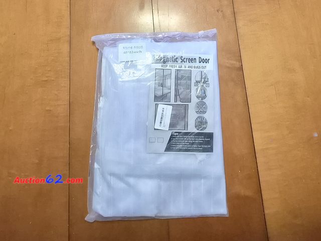 Lot 44-3067t - Magnetic Screen Door - 48"x83" - New - See Pictures  Appears New, A basic inspection has been given to this item. Sold AS-IS.