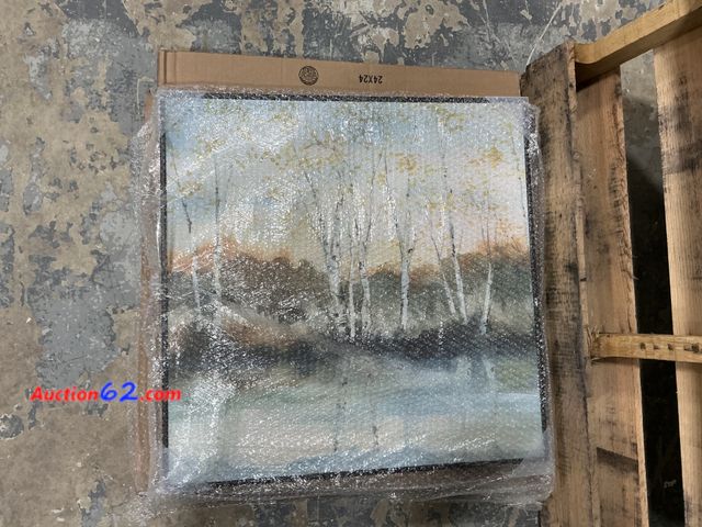 Lot 44-1664w - Stall Home Decor Birch Tree R, 24x24 See All Photo's Not Tested Appears New, A basic inspection has been given to this item. Sold AS-IS.