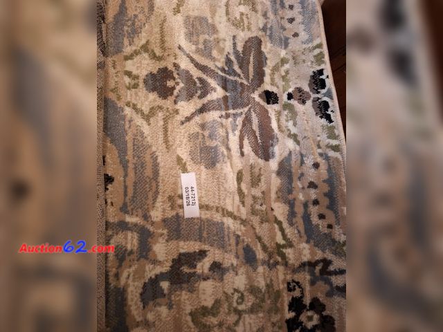 Lot 44-7212j - Superior Caldwell modern floral indoor area rug, 8'×10', beige  E-Commerce Return, A basic inspection has been given to this item. Sold AS-I...
