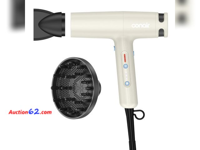 Lot 44-1818a - InfinitiPRO by Conair High-Speed Digital Electric Hair Dryer 955CGD Gold 12345 See All Photo's Not Tested Appears New, A basic inspection ha...