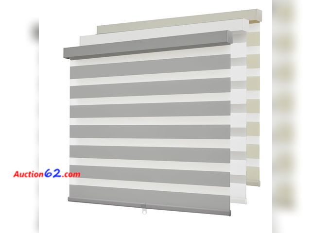 Lot 44-2706 - Dephora Cordless Zebra Blinds for Windows,Free-Stop Roller Zebra Shades,Light Filtering Blinds for Indoor Windows with Upgraded Cassette,Pul...