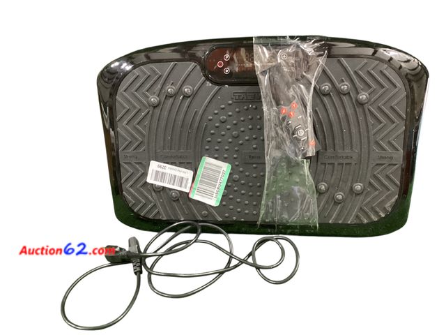 Lot 44-203g - Vibration Plate- Includes Remote and Cord  Powers on, not tested further