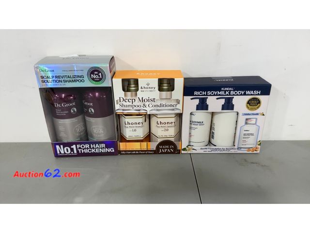 Lot 44-1724j - Dr. Groot, &amp;honey, Kundal Hair &amp; Body Care Lot Not Tested See All Photo's E-Commerce Return, A basic inspection has been given to th...