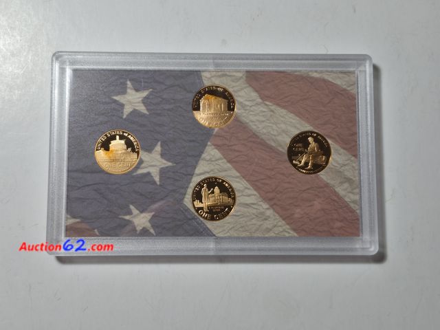 Lot 44-8329j - 2009 S PROOF LINCOLN 100 YEAR ANNIVERSARY LINCOLN CENTS-COINS HAVE DEEP CAMEO. BIRTHPLACE, FORMATIVE YEARS, PROFESSIONAL LIFE AND PRESIDENCY...