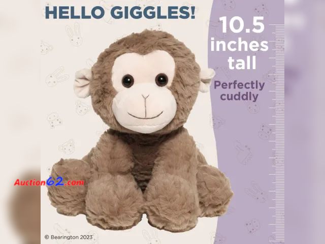 Lot 44-3015q - Bearington Collection - MEET GIGGLES: With ultra-soft fur for snuggling, a floppy huggable body, and an expressive face that radiates joy. T...