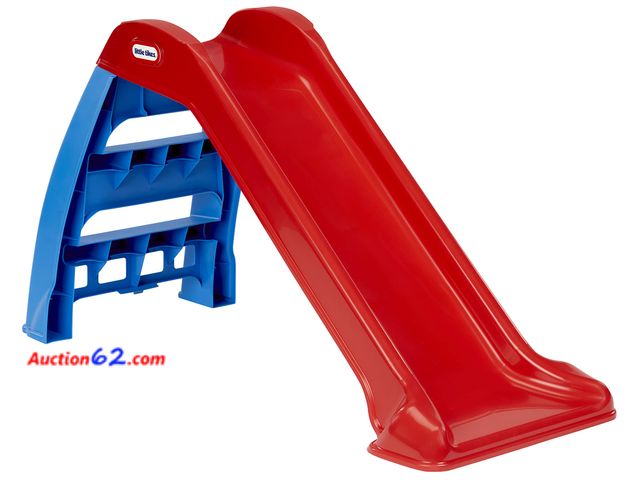 Lot 44-1513 - Little Tikes First Slide for Kids, Easy Set Up for Indoor Outdoor, Easy to Store, for Toddlers Ages 18 Months - 6 years Not Tested, Appears ...