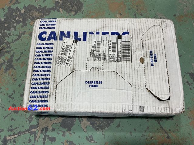 Lot 44-754b - Lot of (1) Case of Trash Bags- Unknown Size 1. Appears New, A basic inspection has been given to this item. Sold AS-IS. 4. See All Photo's 5...