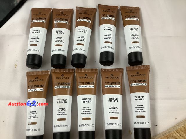 Lot 44-7564p - Lot of 10 tubes essence my skin perfect or tinted perfector tinted primer 30ml per tube. Appears New, A basic inspection has been given to t...