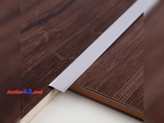 Lot 44-2629w - Gaahing Aluminum T Molding Floor Transition Strip, T Moulding for Laminate Flooring Planks, Vinyl Floor Transition, Rubber Transition (3Pcs ...
