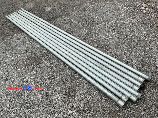 Lot 44-79v - Retail of $136- Lot of (8) 1 in. x 10 ft. Electric Metallic Tube (EMT) Conduit E-Commerce Return, A basic inspection has been given to this ...