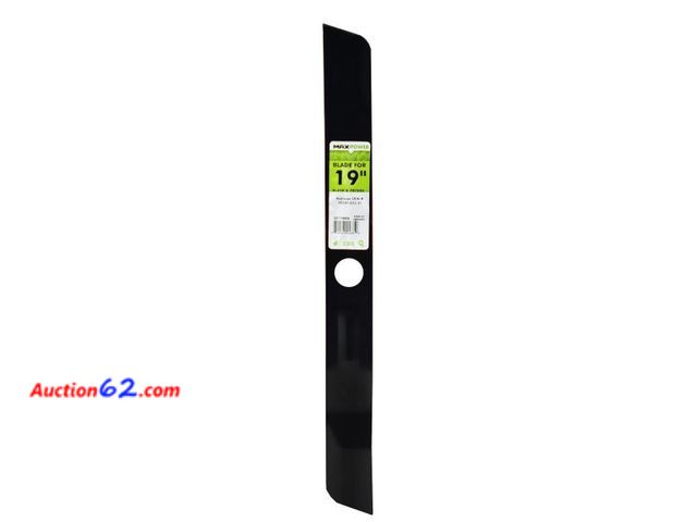 Lot 44-4025p - MaxPower 33119BDB Mulching Blade for 19 in. Cut Black &amp; Decker Mowers Replaces OEM # 90541433-01. - 1. Appears New, A basic inspection h...