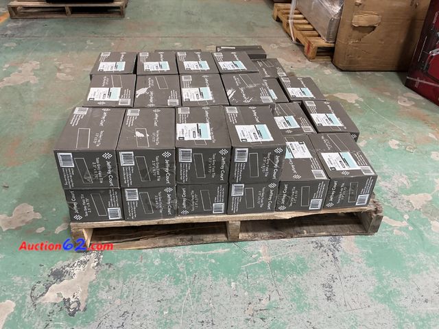 Lot 44-15i - $1,392 Retail price - Lot of (37)  Taza Grey 2.5 in. x 9.75 in. Glossy Textured Ceramic Wall Tile (5.38 sq. ft./Case) unknown condition E-Co...