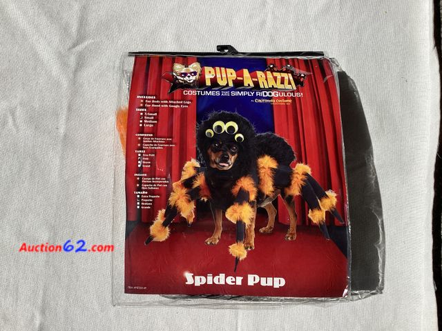 Lot 44-7859P - Halloween spider costume for small animal  Appears New, A basic inspection has been given to this item. Sold AS-IS. See All Photo's