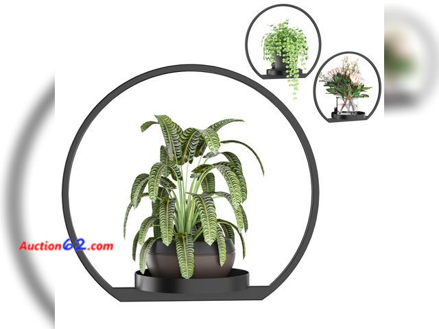 Lot 44-2979e - DEMEGA Wall Planters for Indoor Plants, Plant Frames Wall Decor Living Room Plant Stand Hanging Wall Plants Holder to Hold Large Pots Wall P...